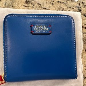 Nwt’s Frances Valentine blue wallet